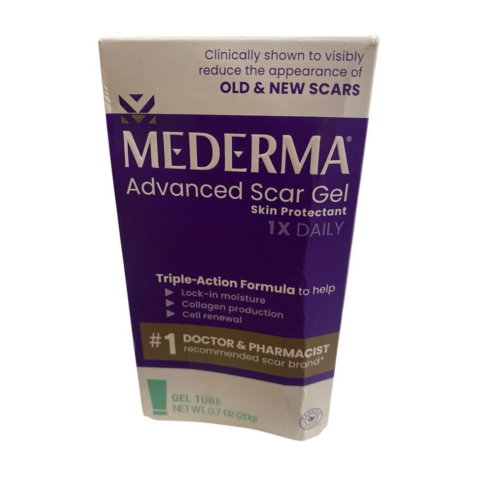Mederma Advanced Scar Gel 0.7 oz – Clinically Proven‎ Triple-Action Formula NIB